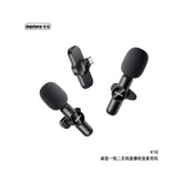 Remax One-to-two Live-stream Wireless Microphone K10